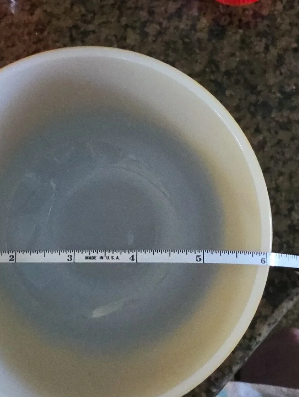 Vintage Anchor Hocking Yellow/green‎ Ombre Ceramic Bowl